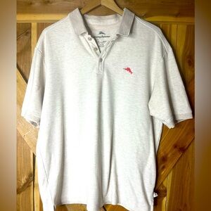 Tommy Bahama Men’s short sleeve Polo Oatmeal XL